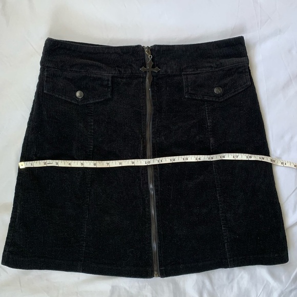 Killstar Cross Corduroy Mini Skirt - Picture 5 of 6